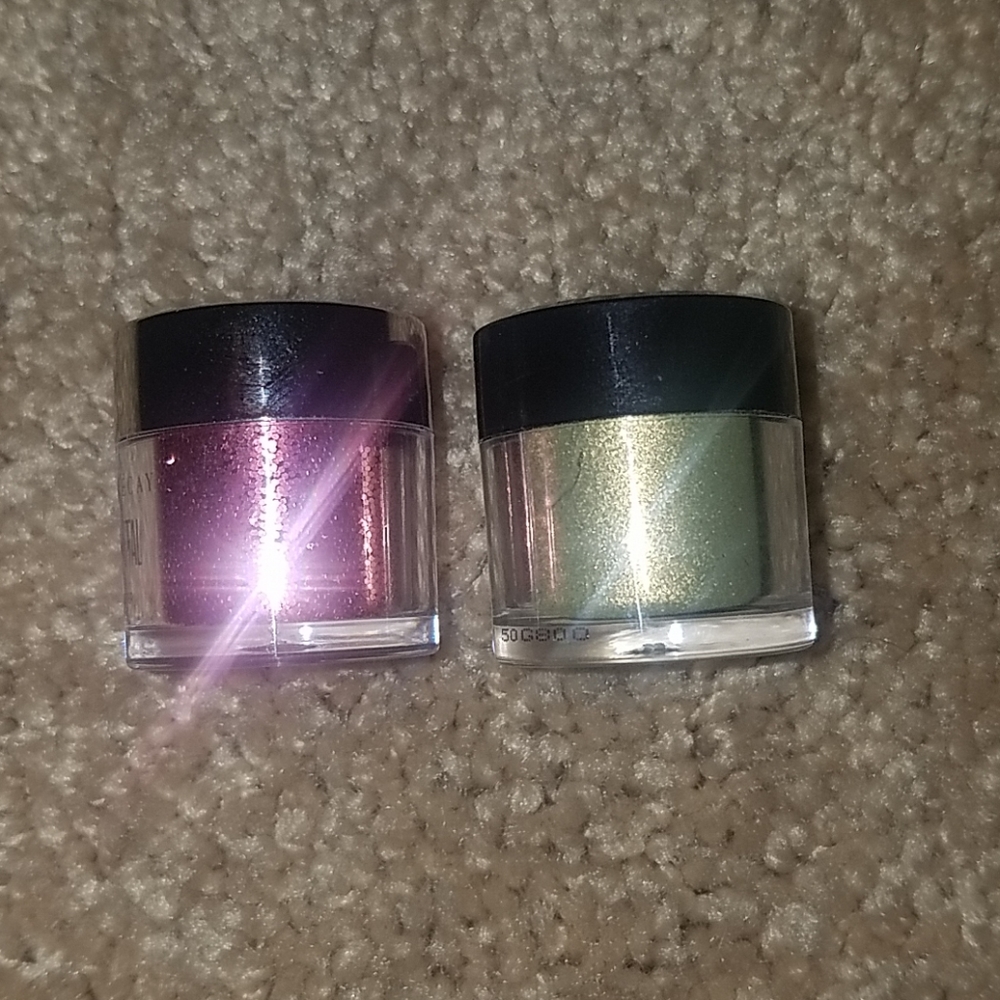 2 urban decay & l'oreal loose glitter